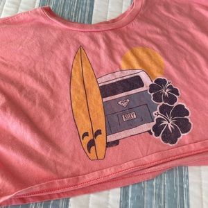 Roxy crop tshirt